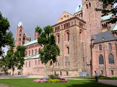 Another view of the cathedral in Speyer Another view of the cathedral in Speyer