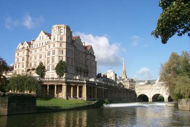 Pulteney Bridge over River Avon