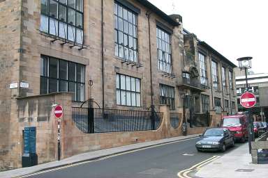 Glasgow School of Art Picture of an art school with large windows for optimal light