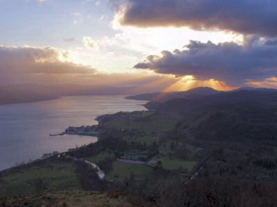 Picture of the view over Loch Fyne