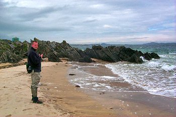 That's me at the Singing Sands Picture of Armin at the Singing Sands