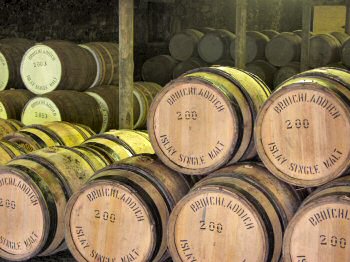 Casks... Picture of Bruichladdich casks