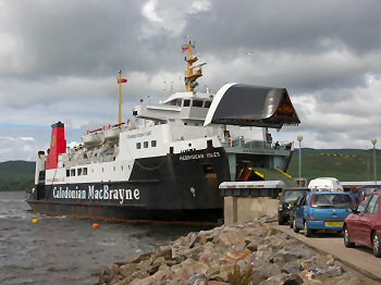 The Hebridean Isles arriving in Kennacraig Picture of the ferry arriving in Kennacraig