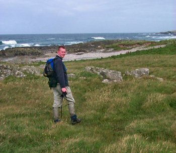 Picture of me leaving for the walk