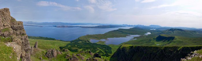 View south from The Storr Picture of the view from The Storr