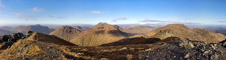 Picture of the view north from Ben Arthur