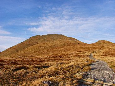 Picture of the path up Ben Lomond