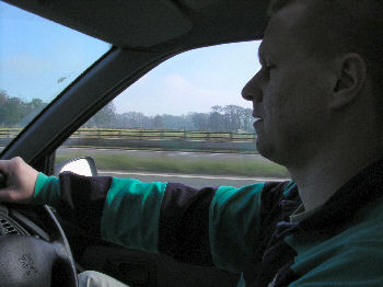 Picture of Armin driving