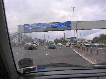 Picture of the M8 in Glasgow