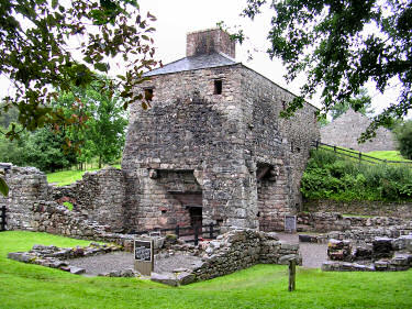 Picture of the furnace at Bonawe Iron Works