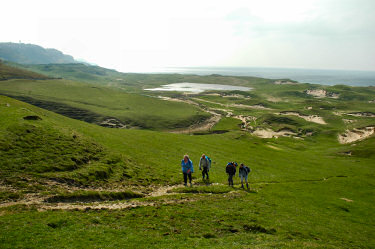 Picture of the dunes, looking south west
