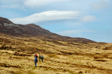Picture of walkers near Beinn Bheigier