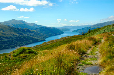 Picture of a view over a sea loch