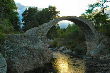 Picture of the Old Packhorse Bridge in Carrbridge