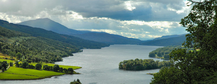 Picture of Schiehallion and the Glencoe Mountains from Queens View