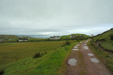 Picture of a path leading away from houses