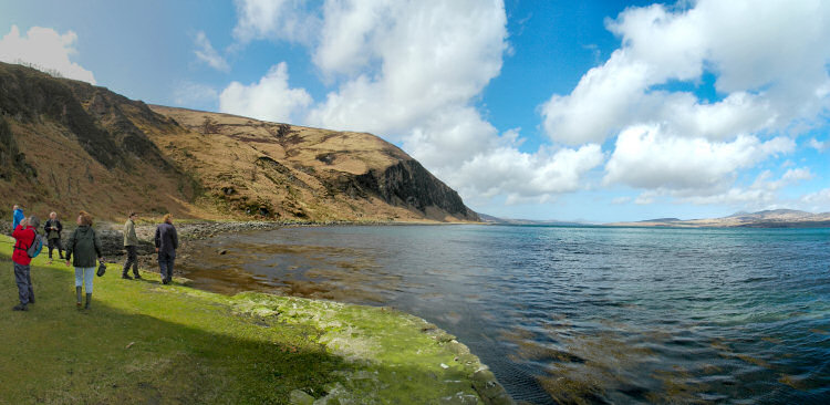 Picture of a sound between two islands