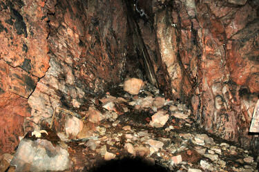 Picture of the inside of a cave