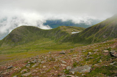 Picture of a view into a corrie