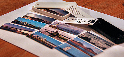 Picture of a complete set of Islay minicards